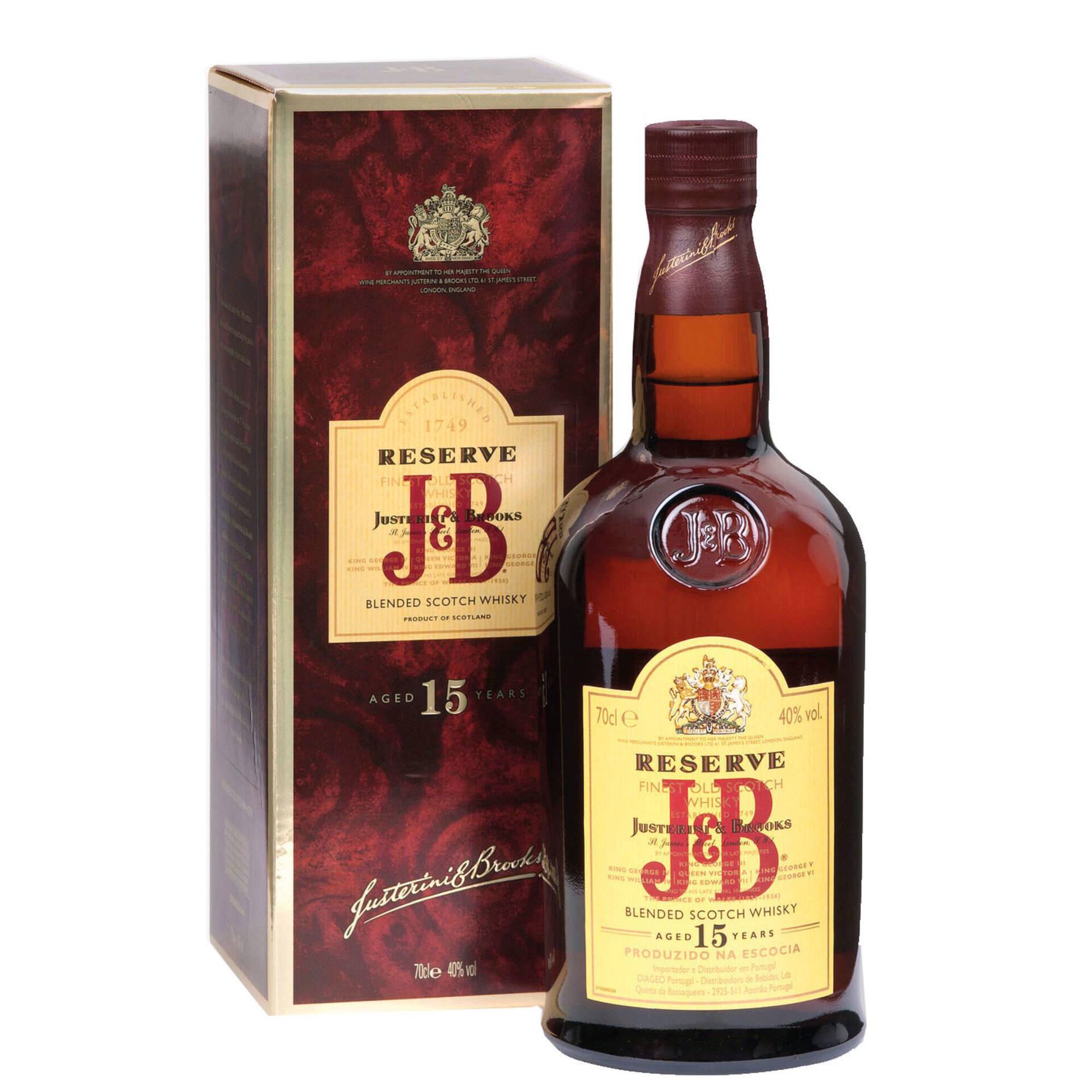 Whisky J&B 15 Anos