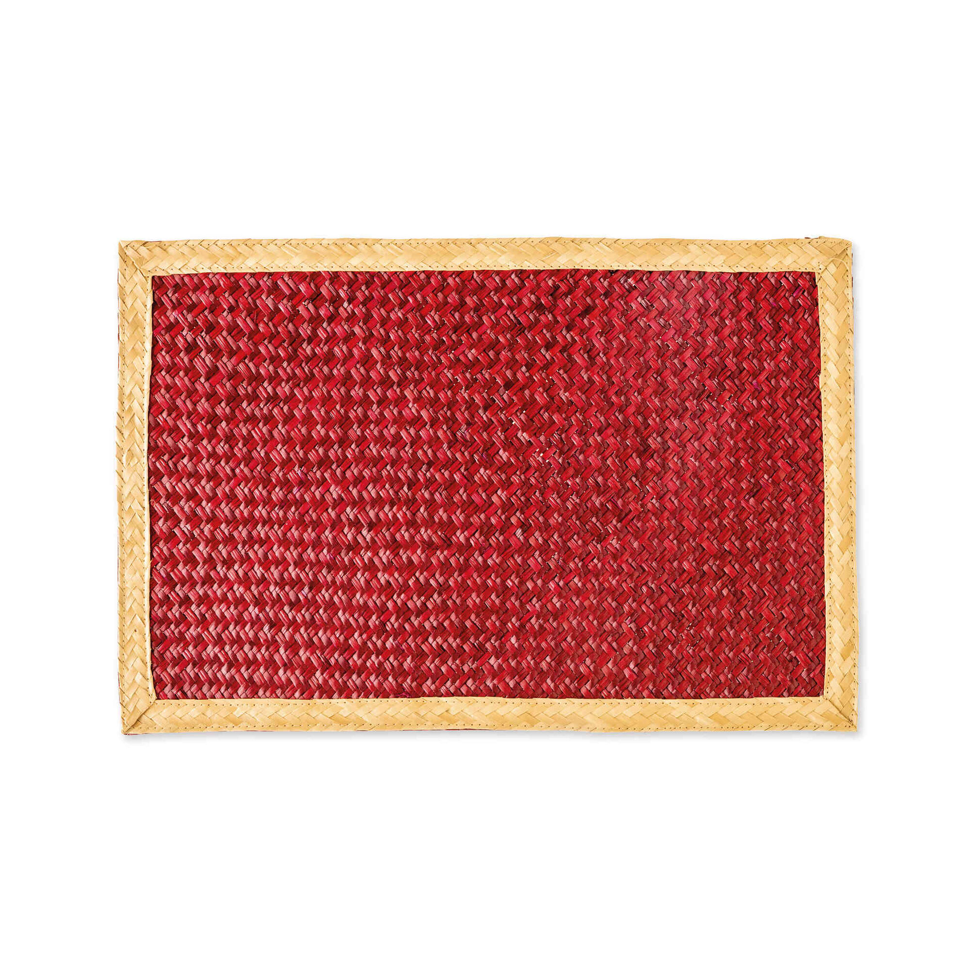 Individual Palhinha Retangular 30x45cm Bordeaux Individual Palhinha Retangular 30x45cm Bordeaux
