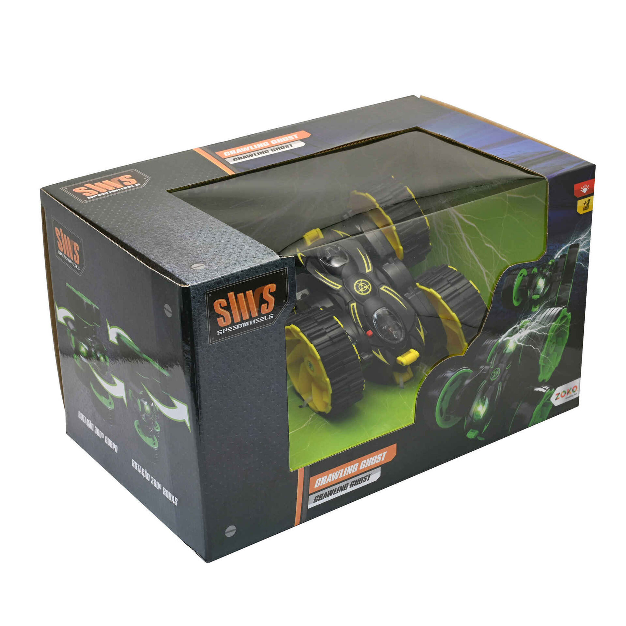 Rádio Controlo Crawling Ghost (várias cores)