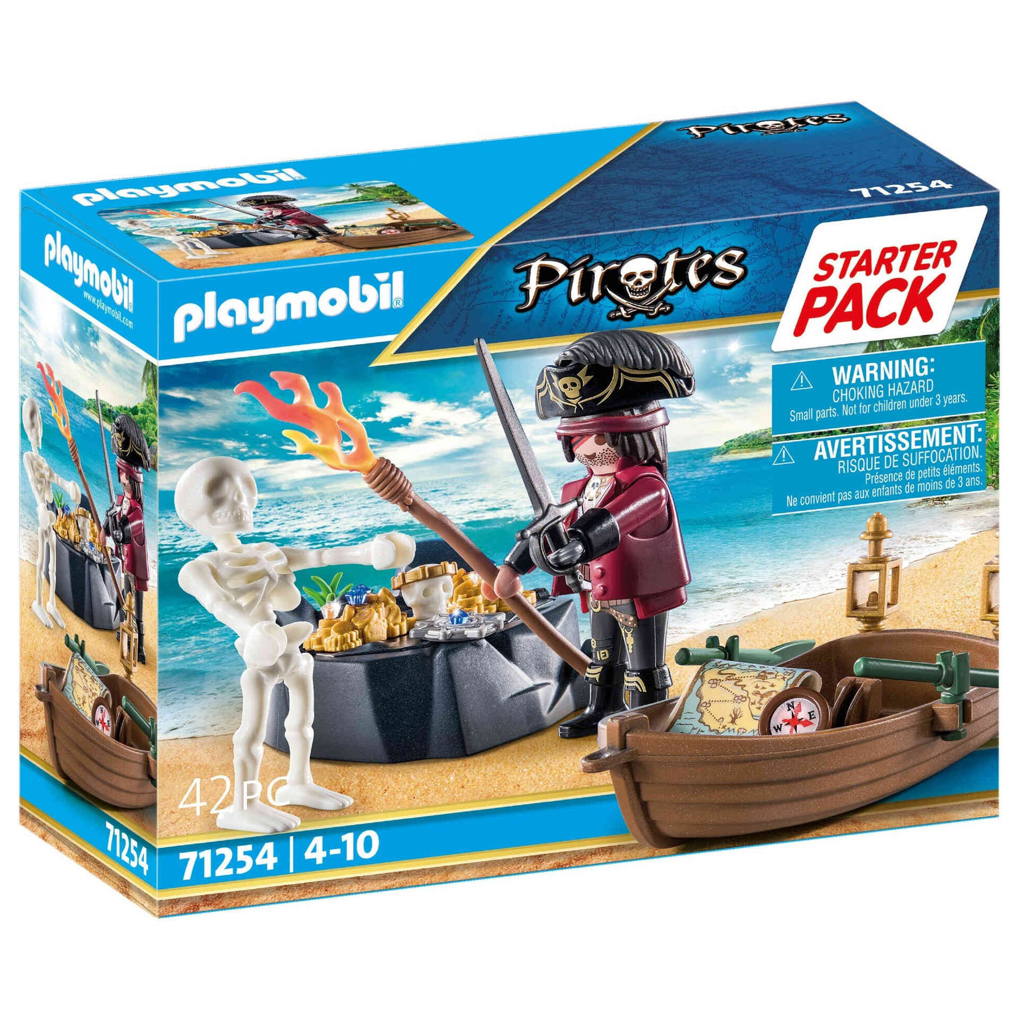Starter Pack Pirata com Barco a Remos - 71254