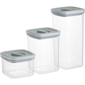 Conjunto 3 Caixas de Armazenamento Bazar&atilde;o