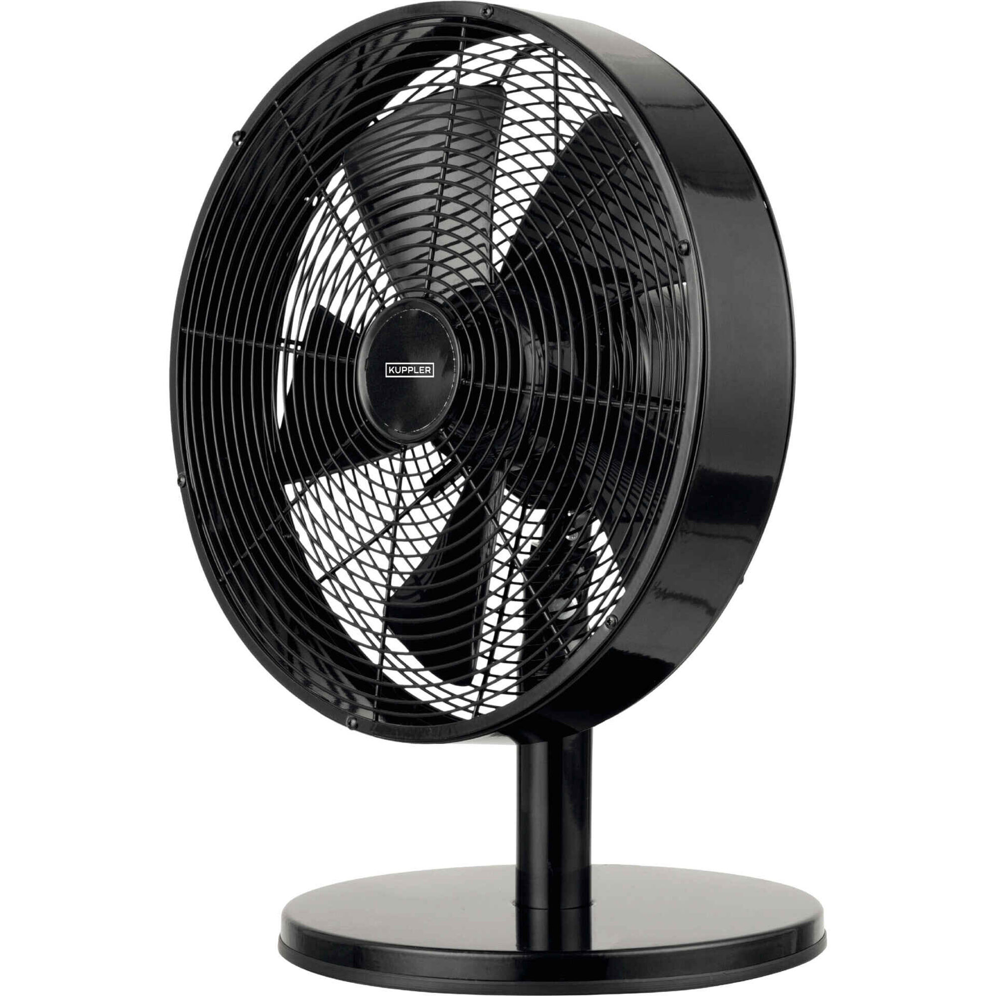 Ventoinha de Mesa Preta 30cm 45W Kuppler