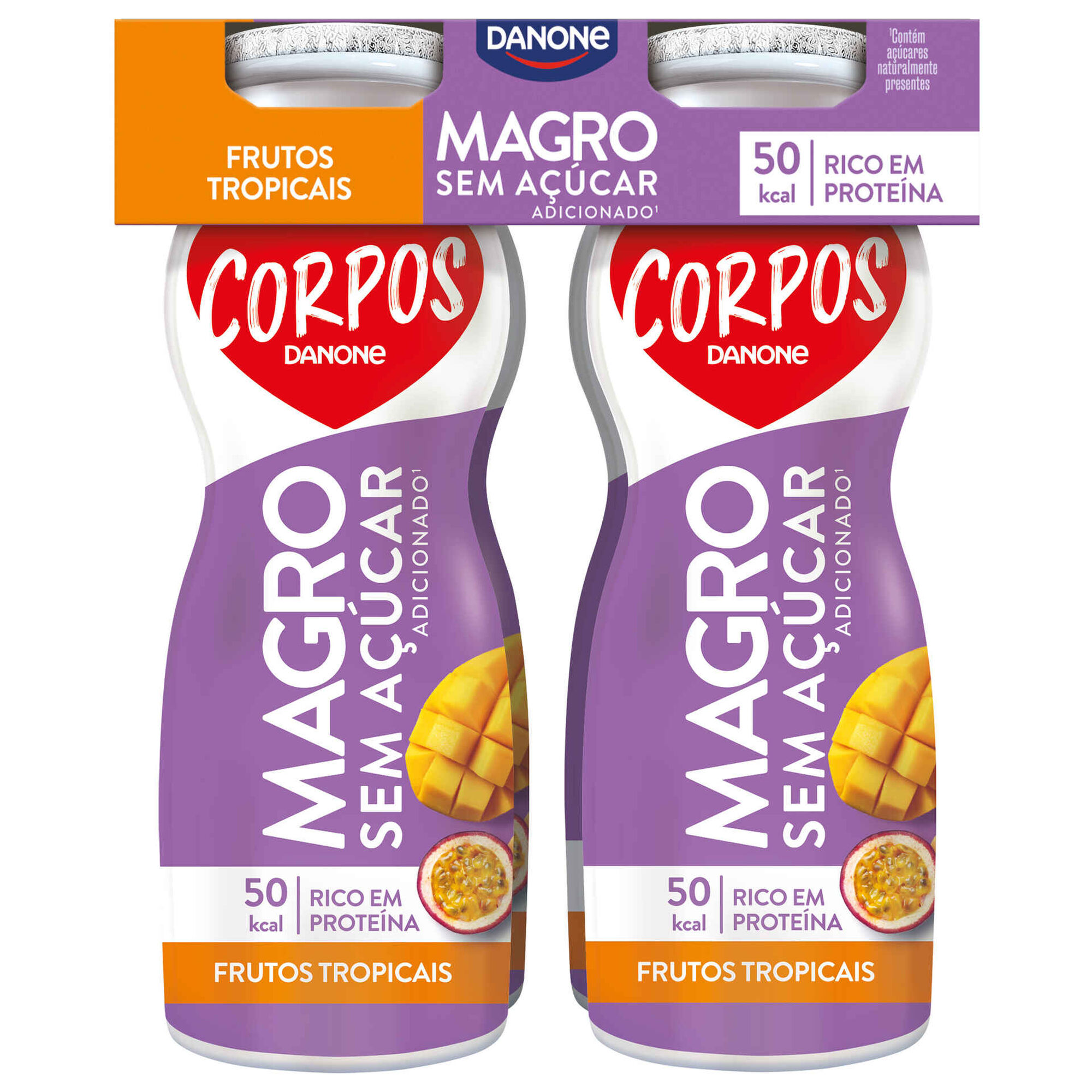 Iogurte Líquido Magro Frutos Tropicais