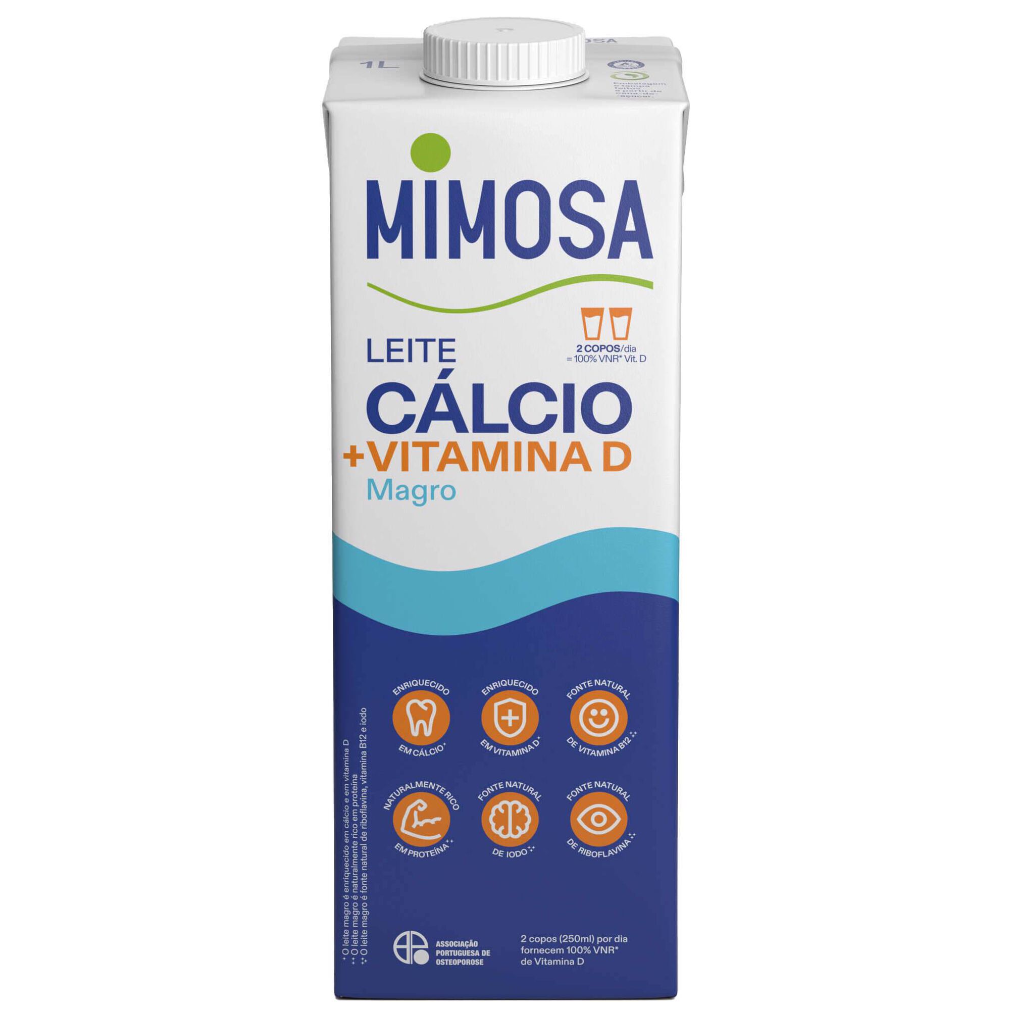Leite UHT Magro Bem Especial C&aacute;lcio Mimosa
