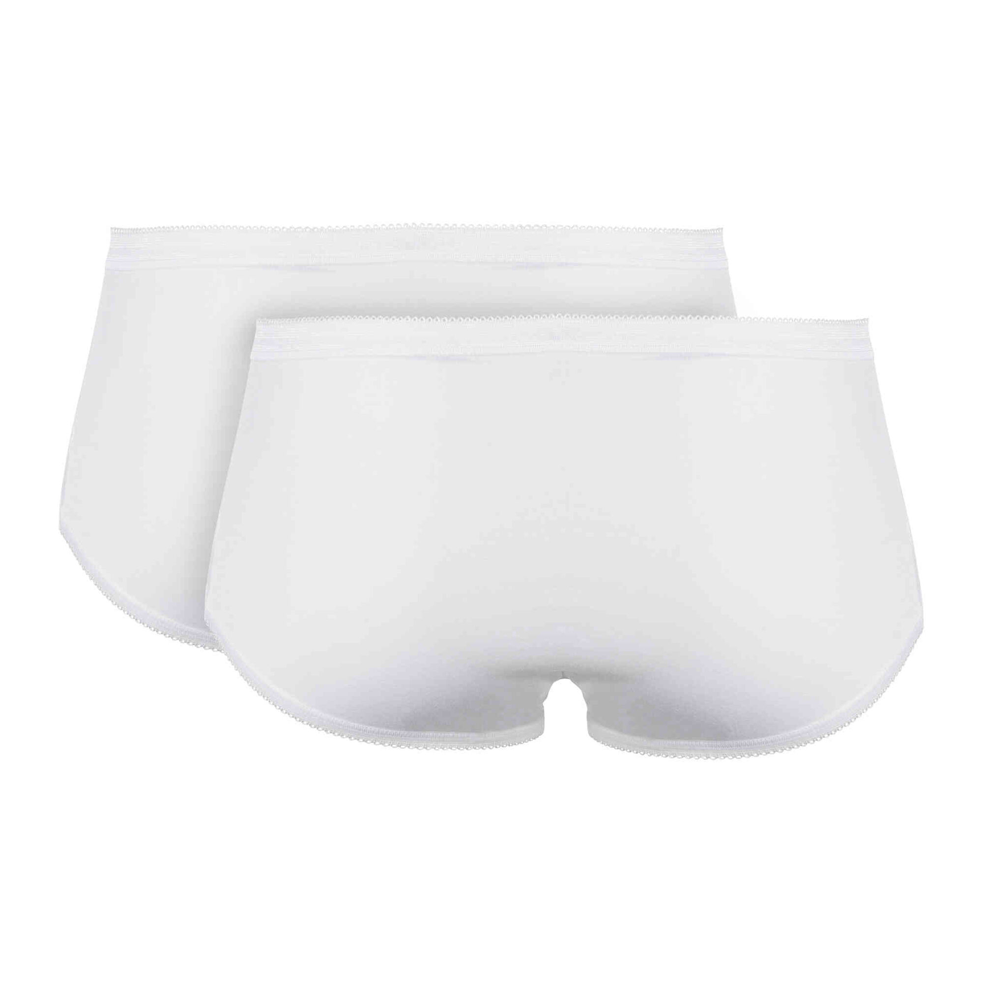 Conjunto 2 Cuecas Midi Brancas Mulher Sloggi