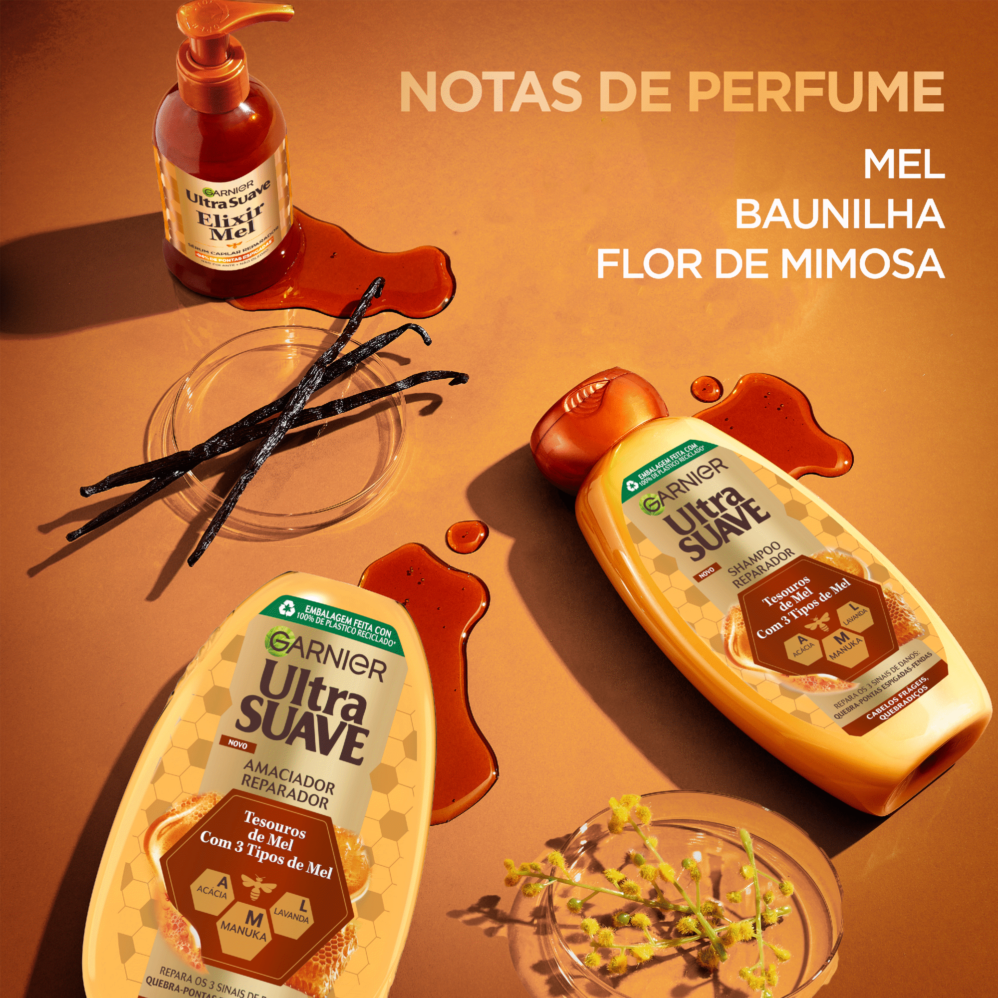 Condicionador Tesouros de Mel Garnier Ultra Suave