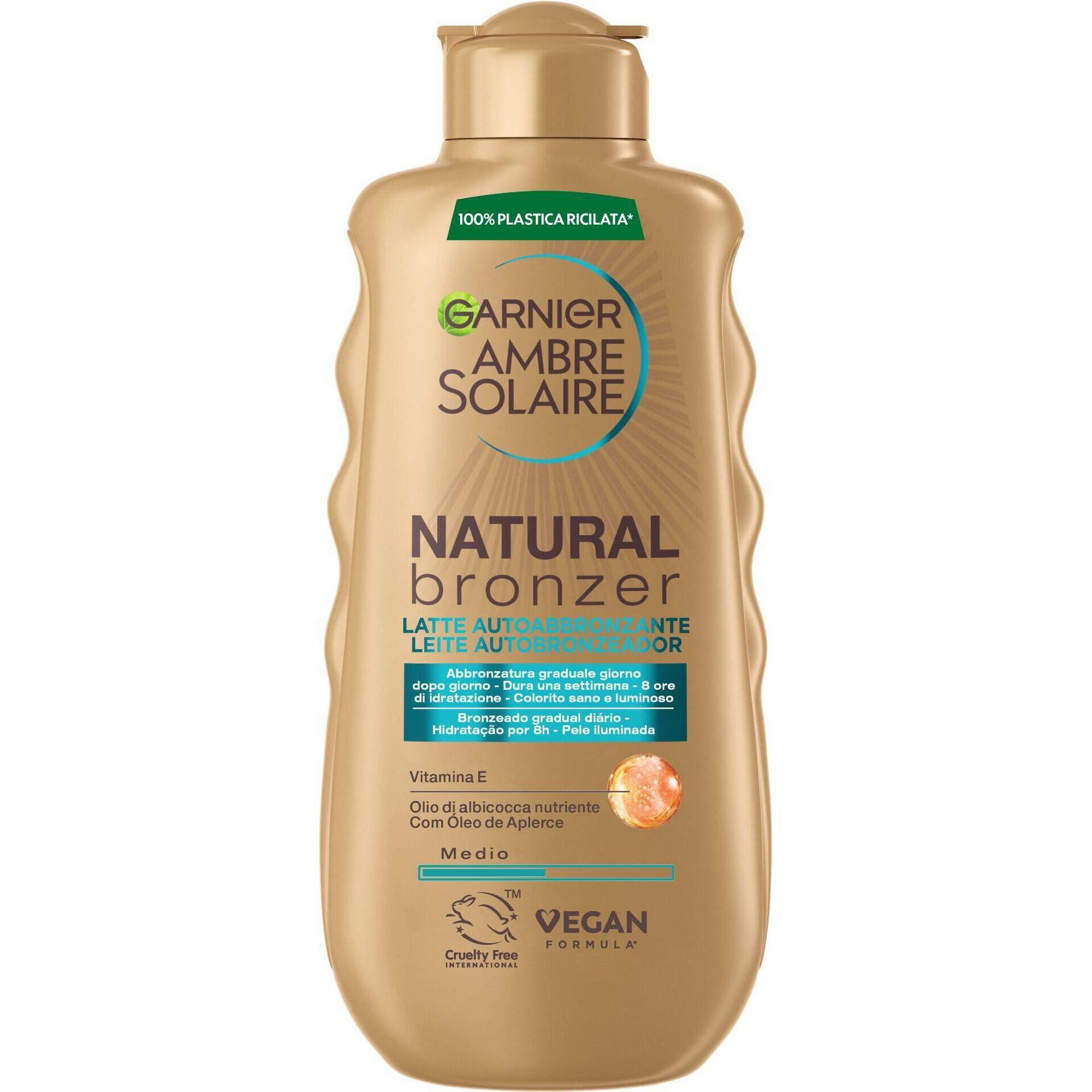 Autobronzeador Leite Ambre Solaire Natural Bronzer