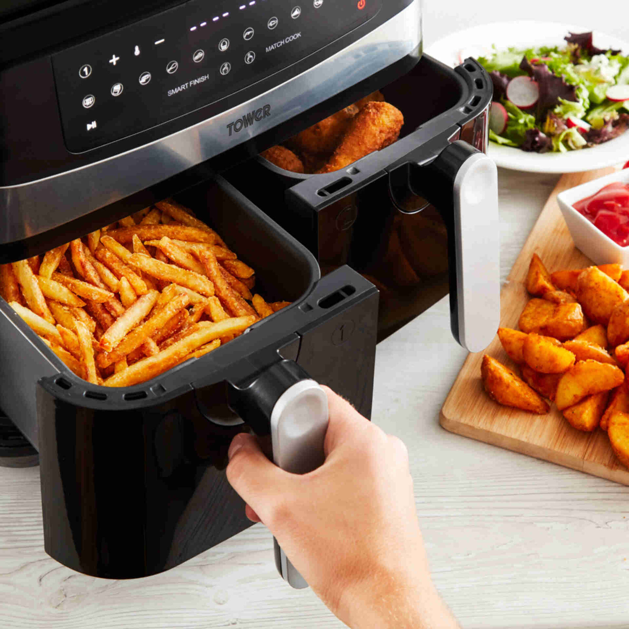 Fritadeira sem &Oacute;leo Dupla 4,5L e 4,5L Bazar&atilde;o