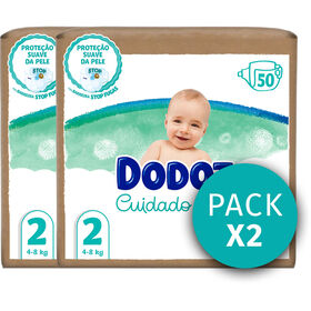 Fraldas Cuidado Total 4-8kg T2