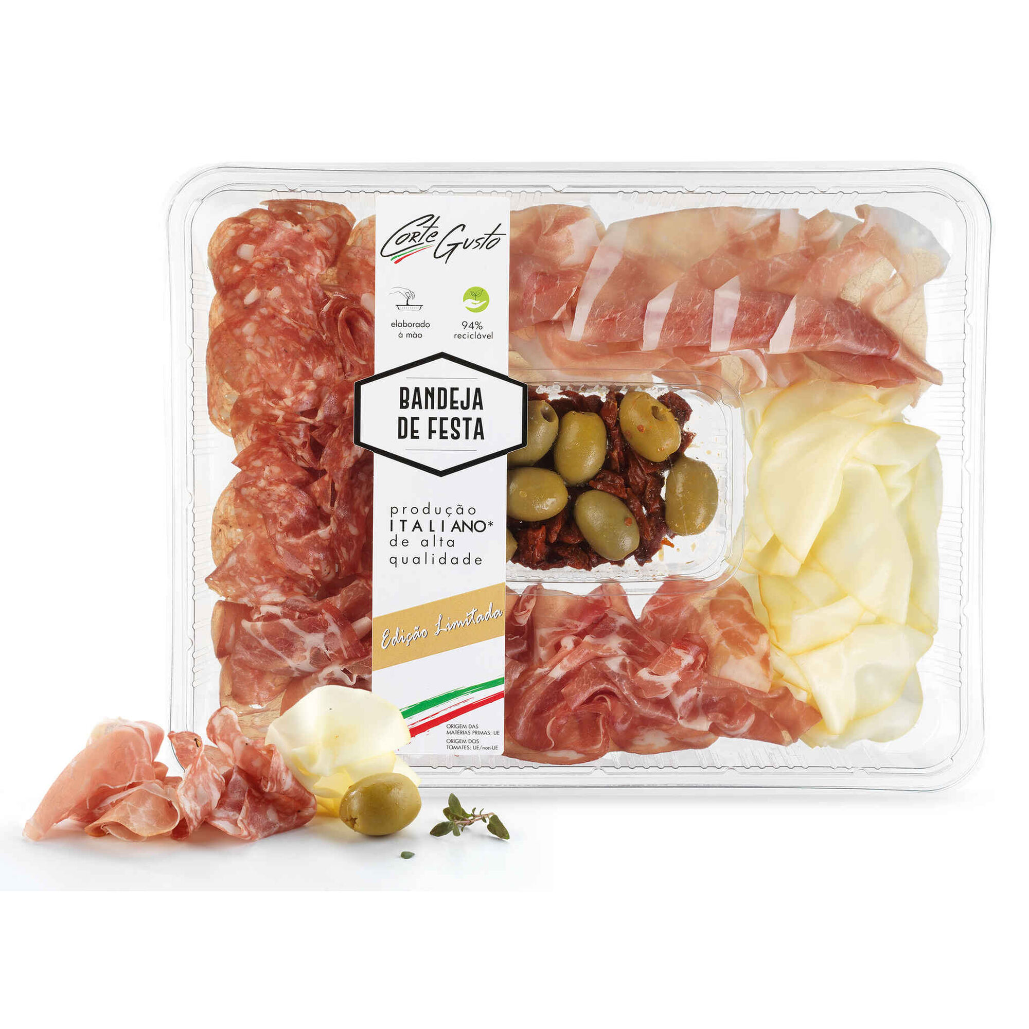 Tábua de Charcutaria Italiana Festiva Tábua de Charcutaria Italiana Festiva