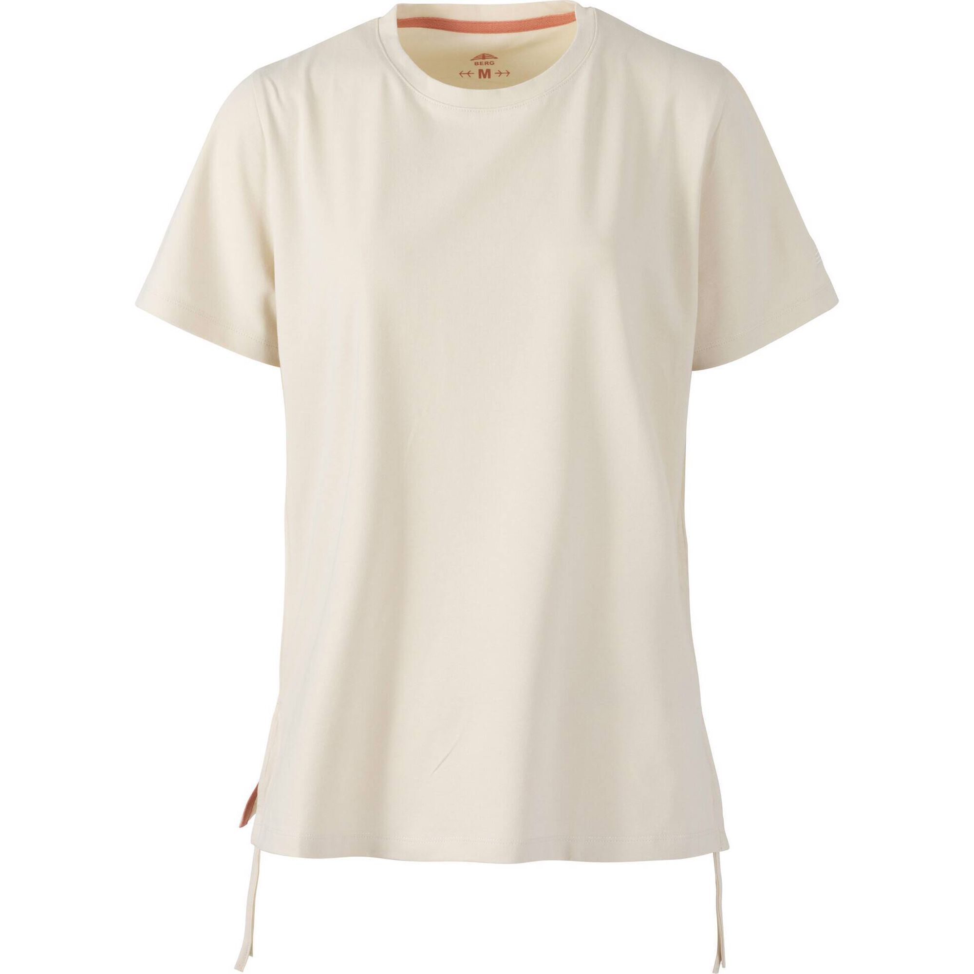 T-Shirt com Abertura Lateral Mulher Bege Berg