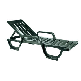 Espreguiçadeira de Resina Verde Malibu