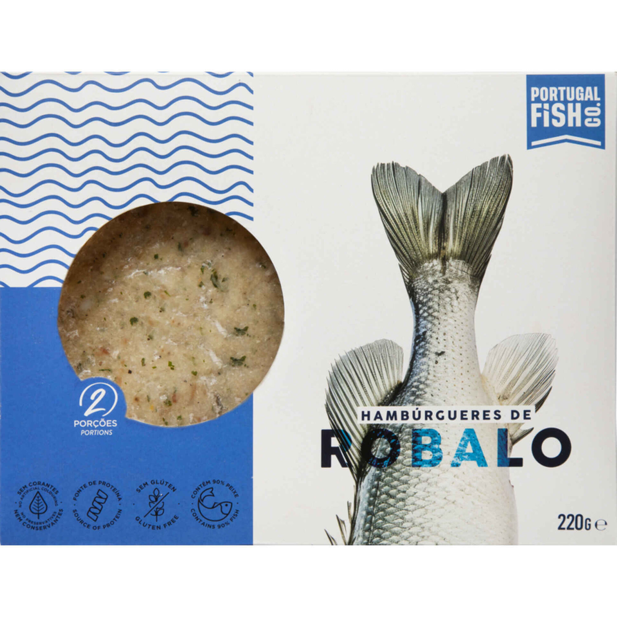 Hambúrguer de Robalo Congelado