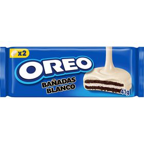 Bolachas de Chocolate Cobertas com Chocolate Branco Oreo