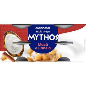 Iogurte Grego Mythos Ma&ccedil;&atilde; e Canela Continente