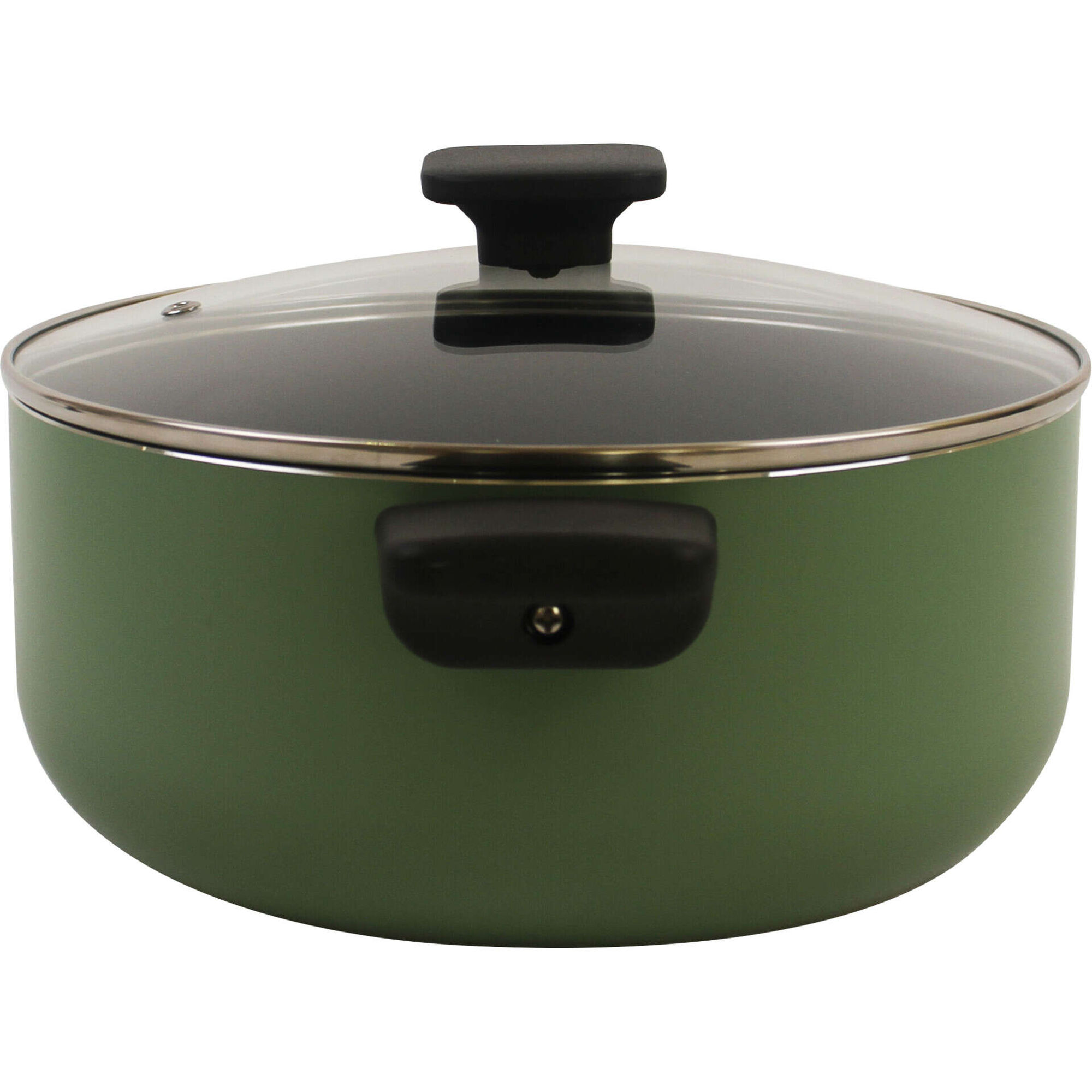 Ca&ccedil;arola 24cm Cer&acirc;mica Square Verde Kasa