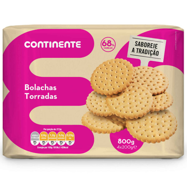 Bolachas Torradas Continente