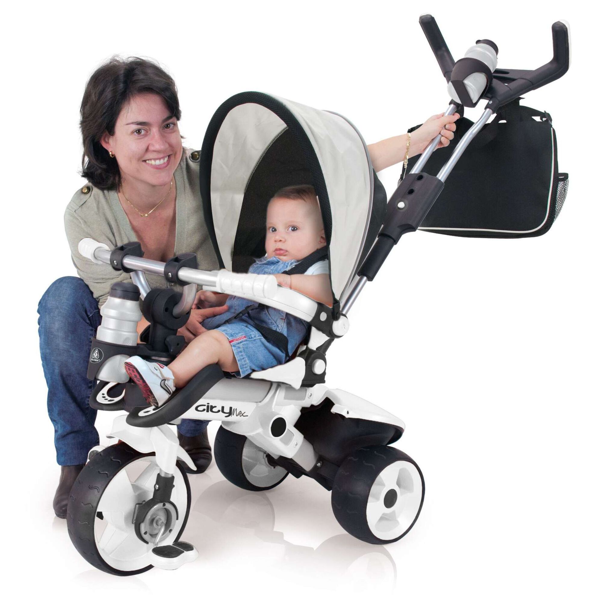 Triciclo Evolutivo City Max Branco