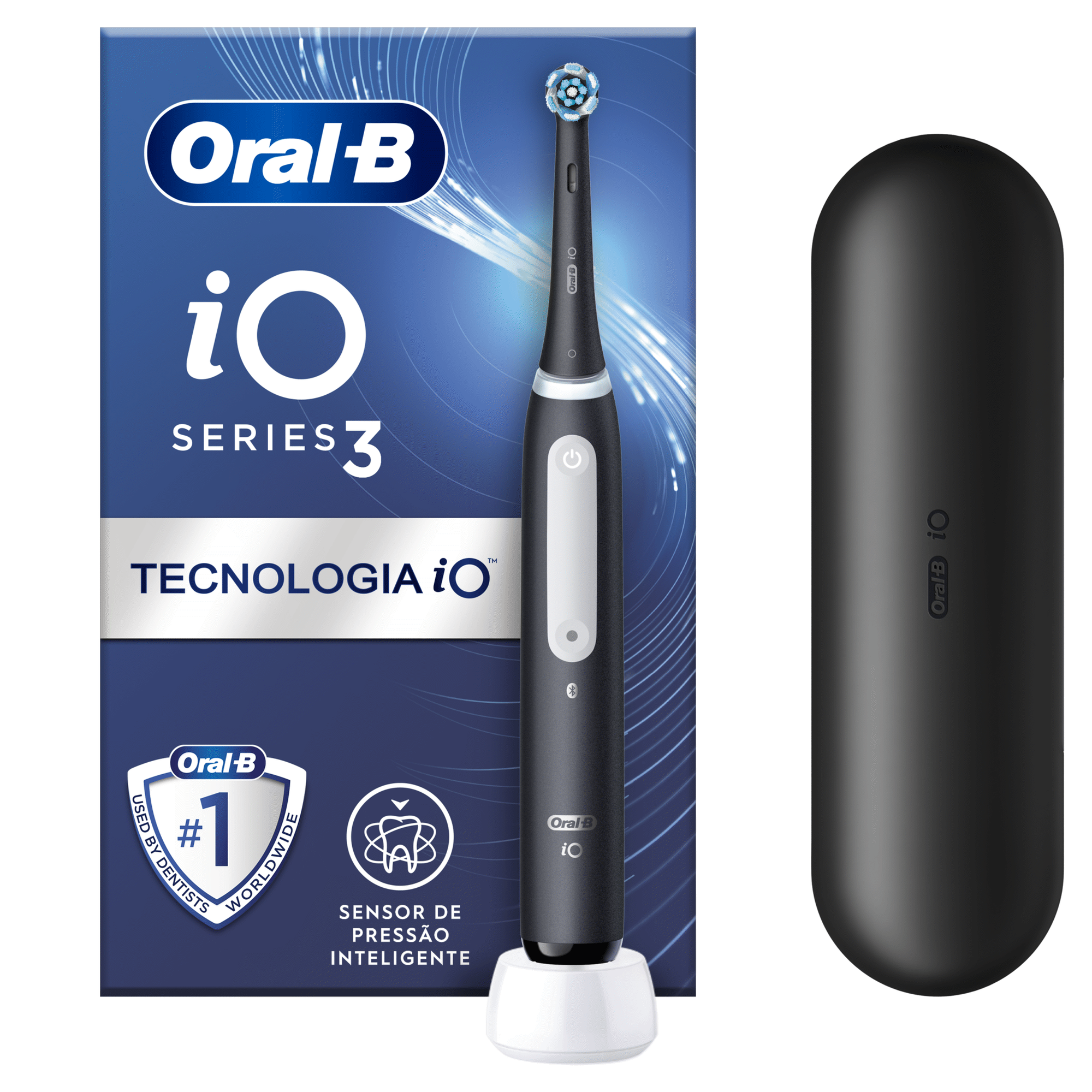 Escova de Dentes Elétrica iO3 Preta Escova de Dentes Elétrica iO3 Preta