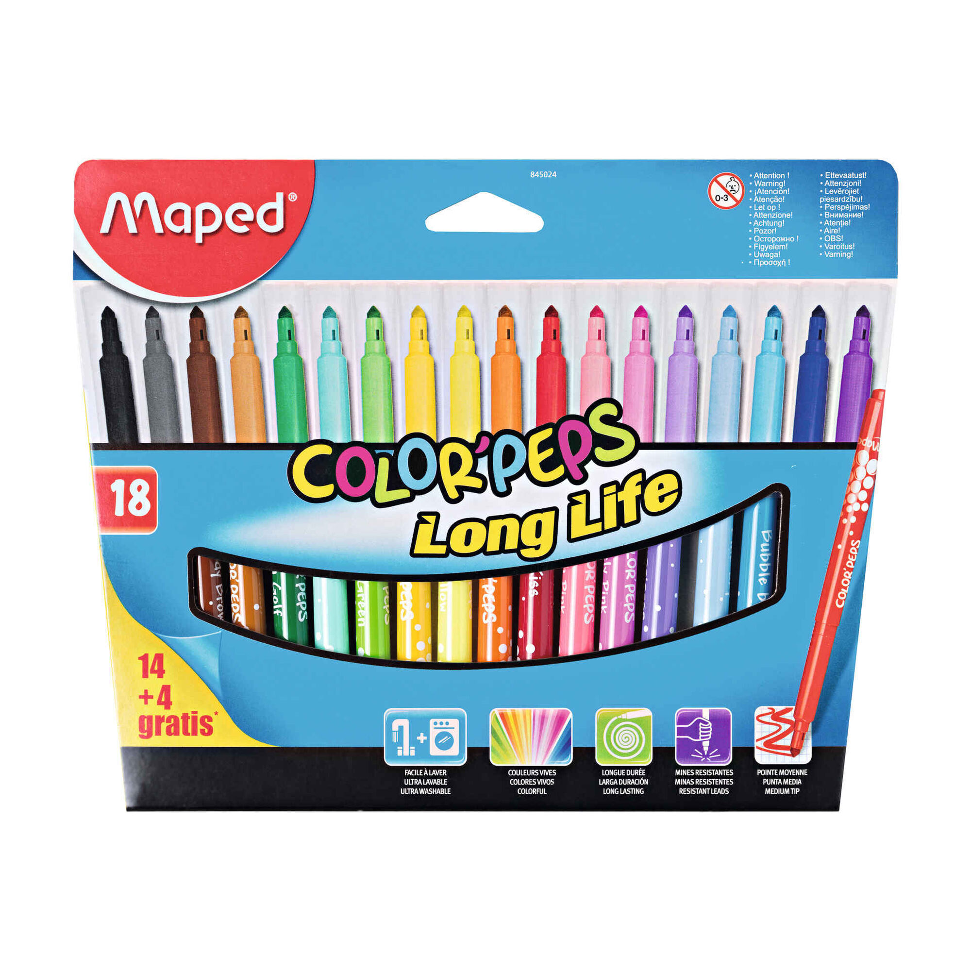 Marcadores de Colorir Color'Peps
