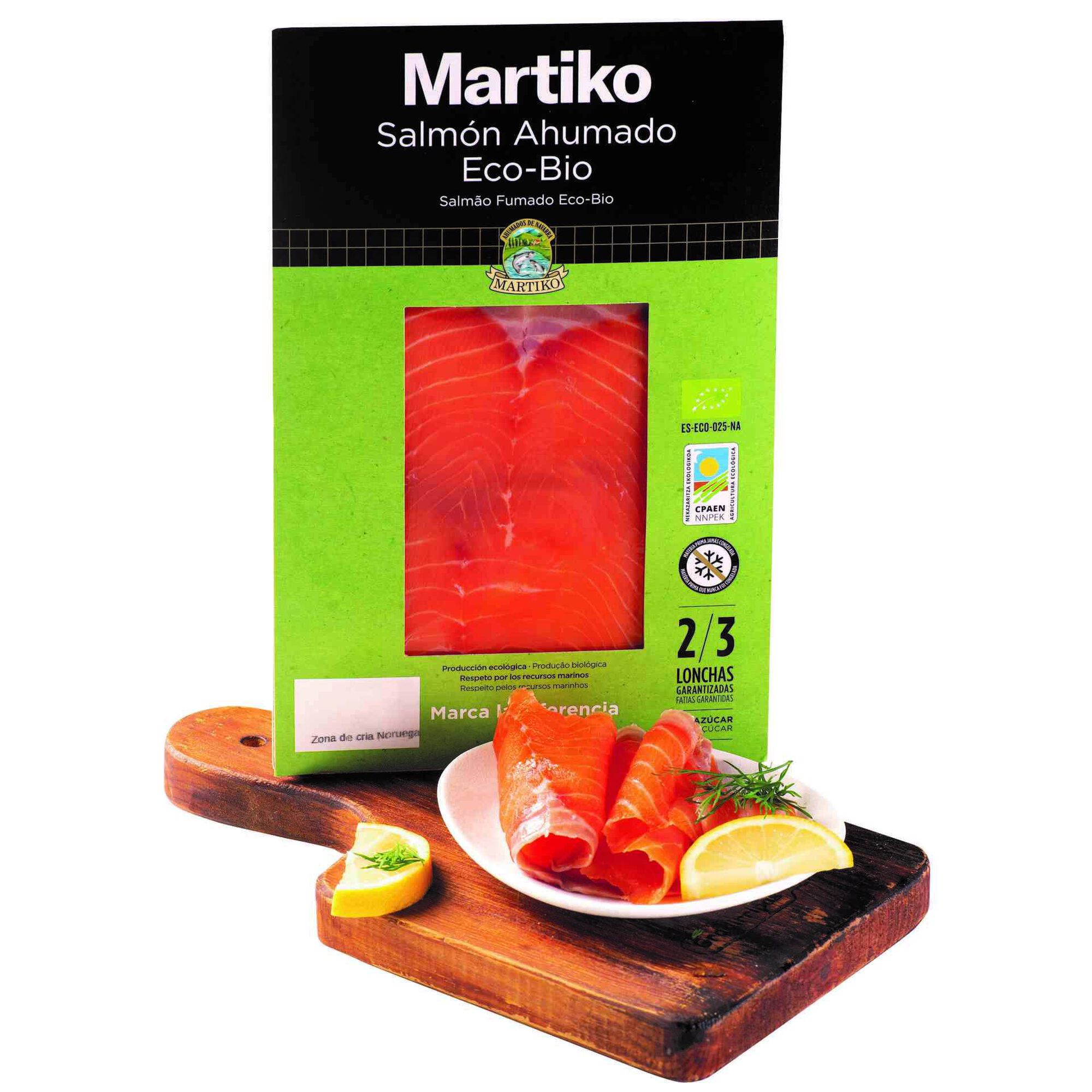 Salmão Fumado da Noruega Eco Biológico