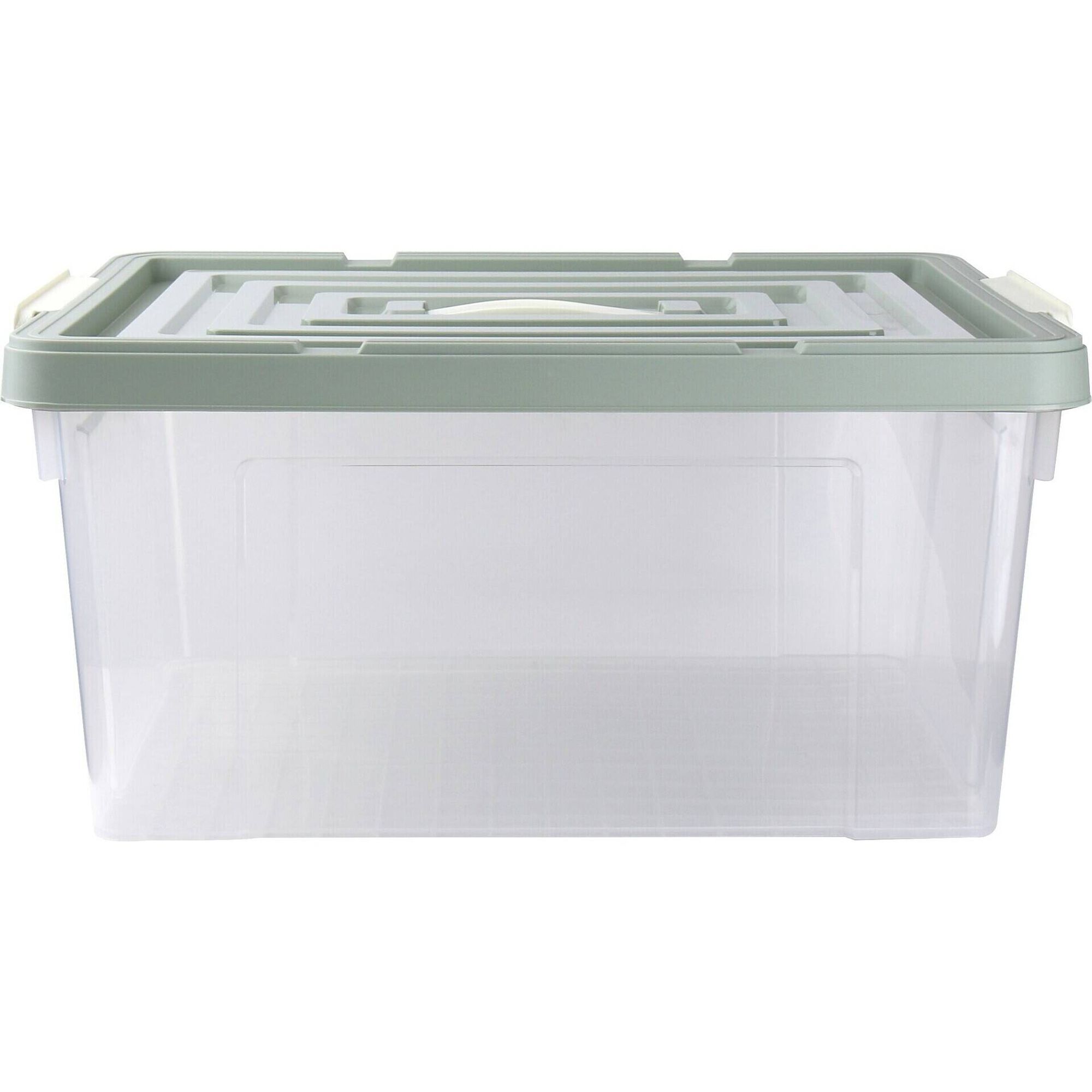 Caixa de Arruma&ccedil;&atilde;o com Tampa 35L Verde