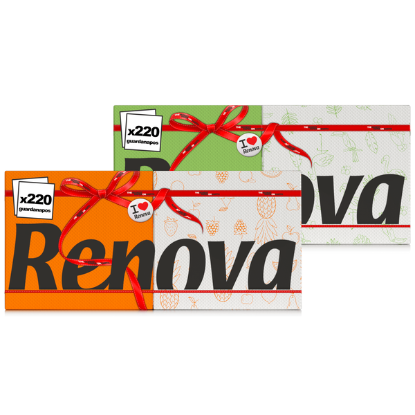 Guardanapos 1 Folha Red Label Decorado Renova