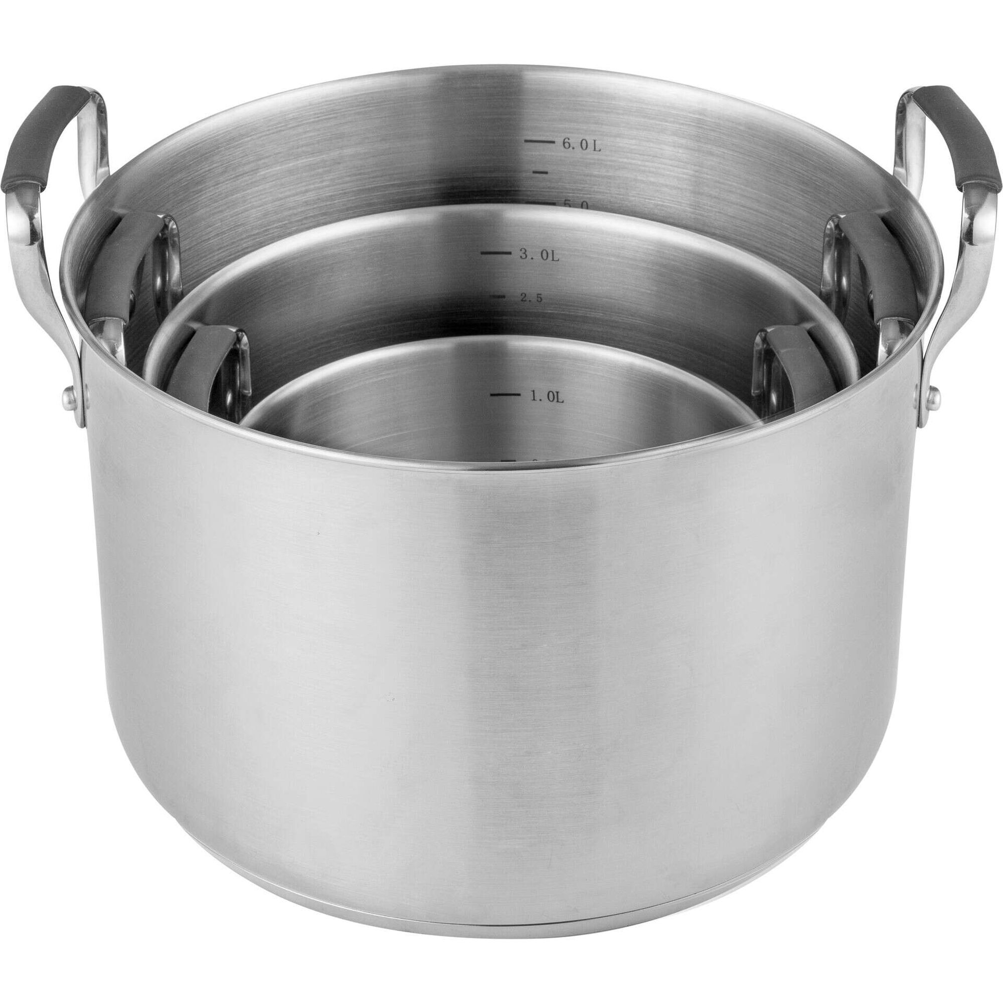 Ca&ccedil;arola Inox Empilh&aacute;vel 16cm Kasa
