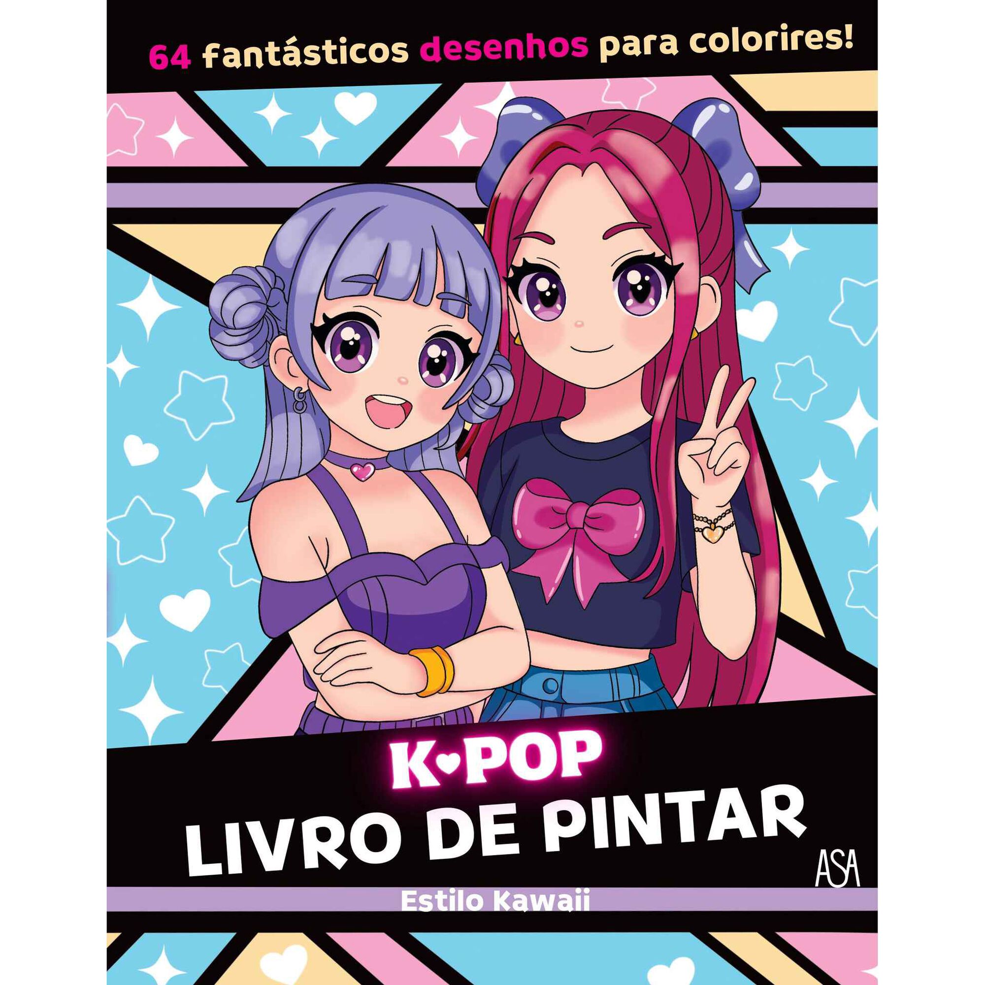 K-Pop - Livro de Pintar de Pandy Peachy