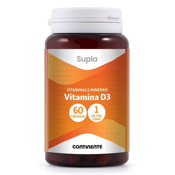 Suplemento Alimentar Vitamina D3 Cápsulas Supla