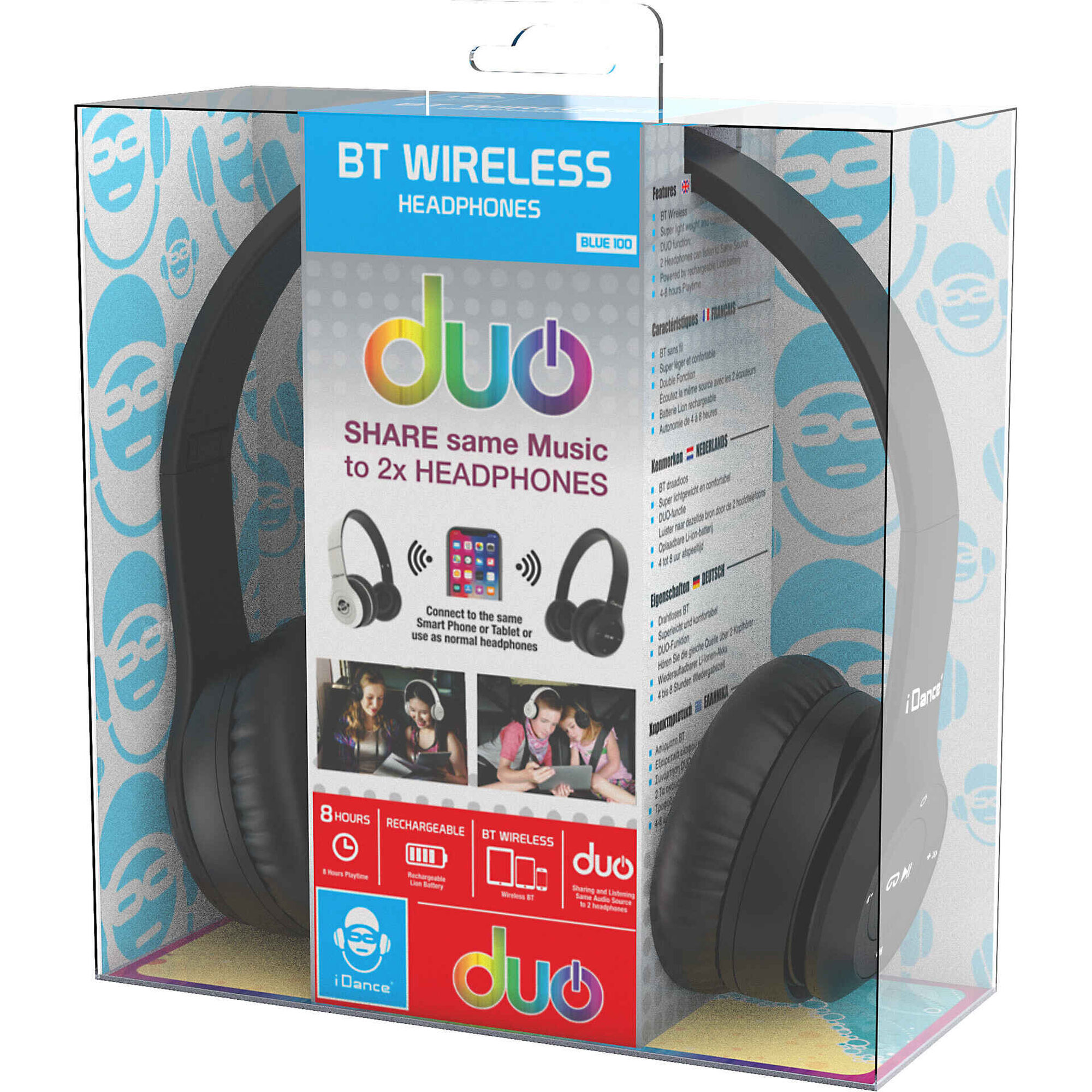 iDance - Auscultadores Bluetooth Sem Fios