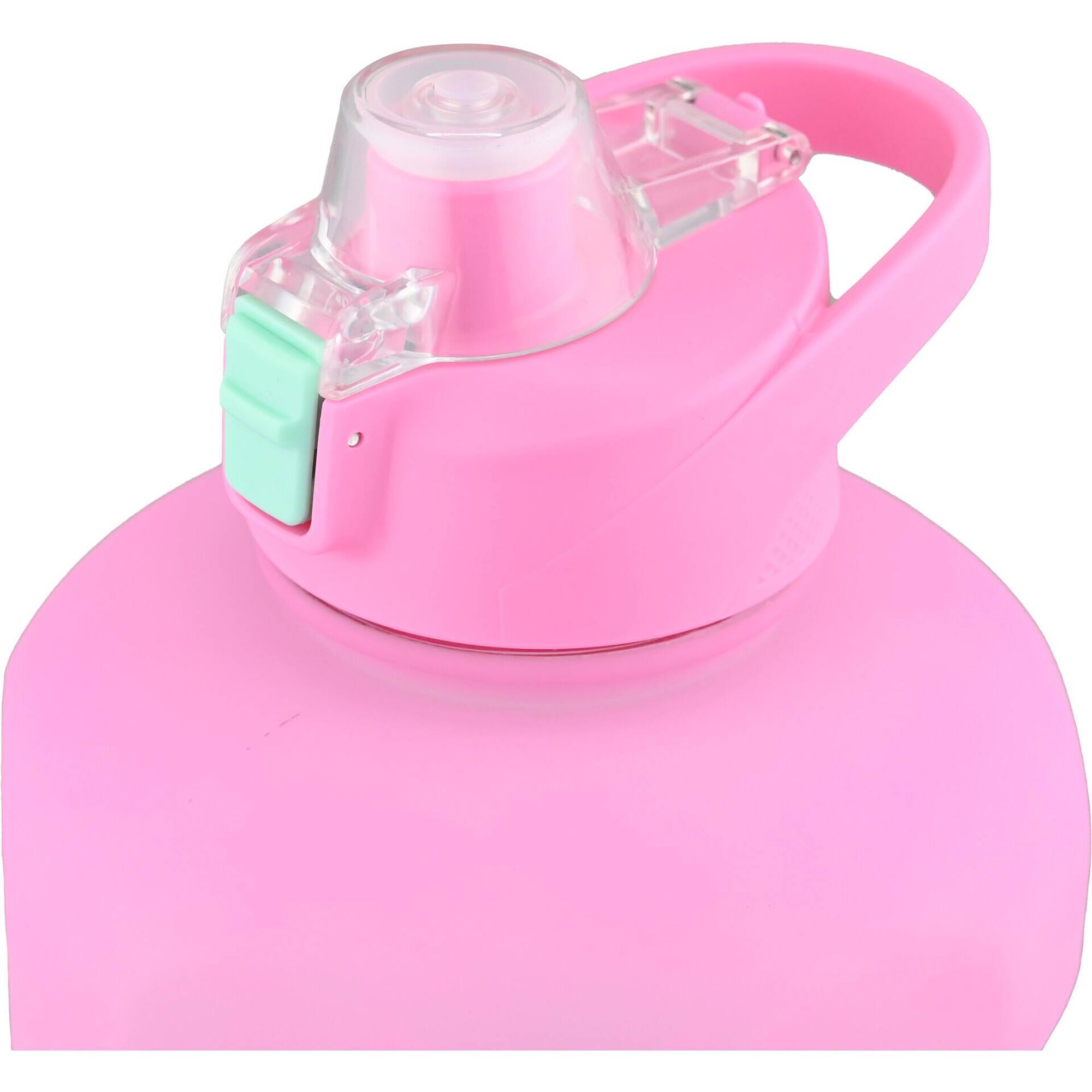 Garrafa Plástico Rosa e Verde 2,5L Colors