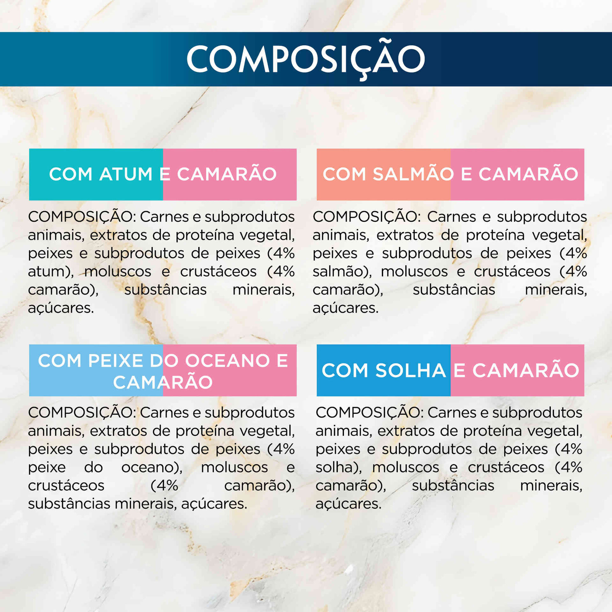 Comida H&uacute;mida para Gato Adulto Del&iacute;cias do Oceano Saquetas Purina Gourmet Perle