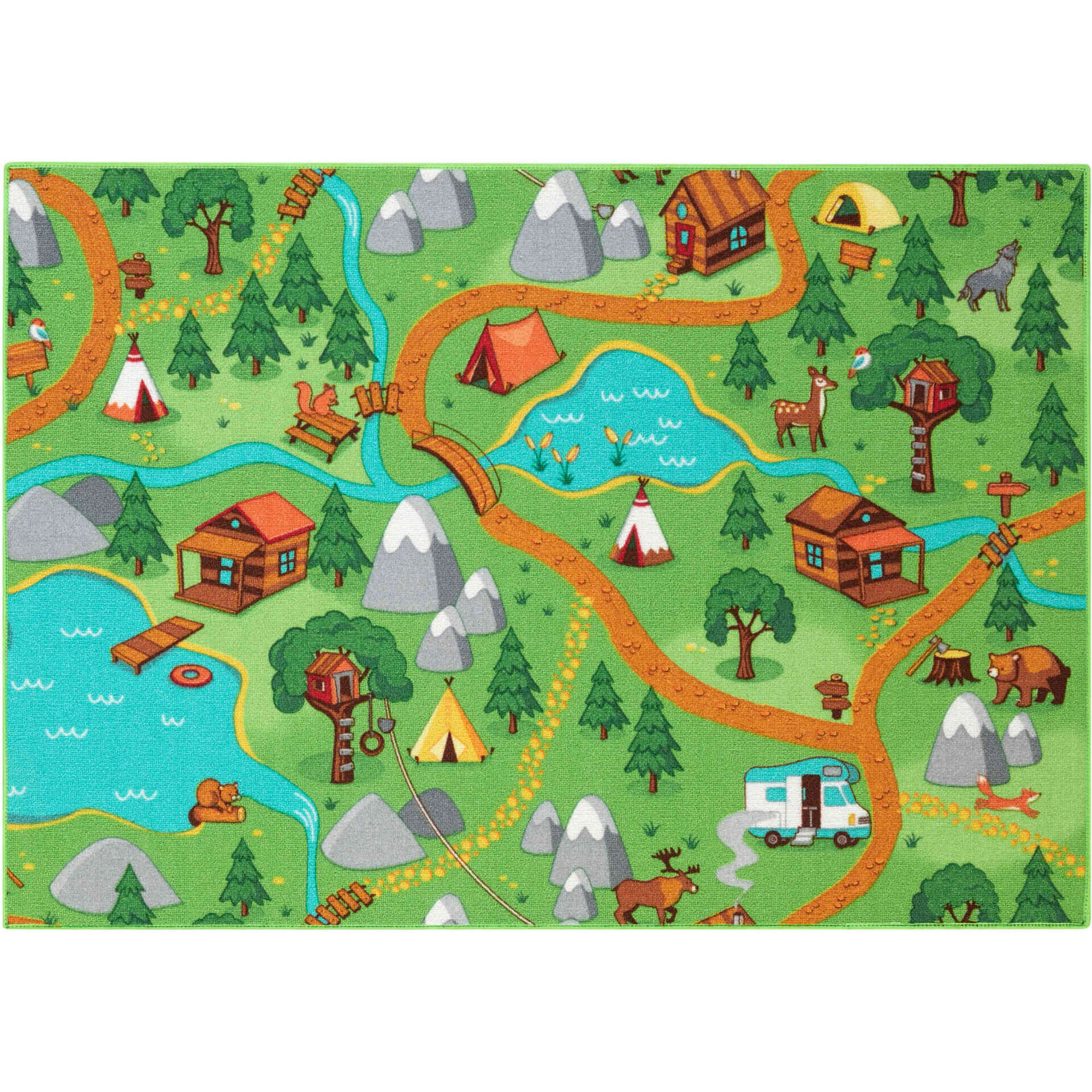Tapete Decorativo e Did&aacute;tico 95x133 Floresta Twinko