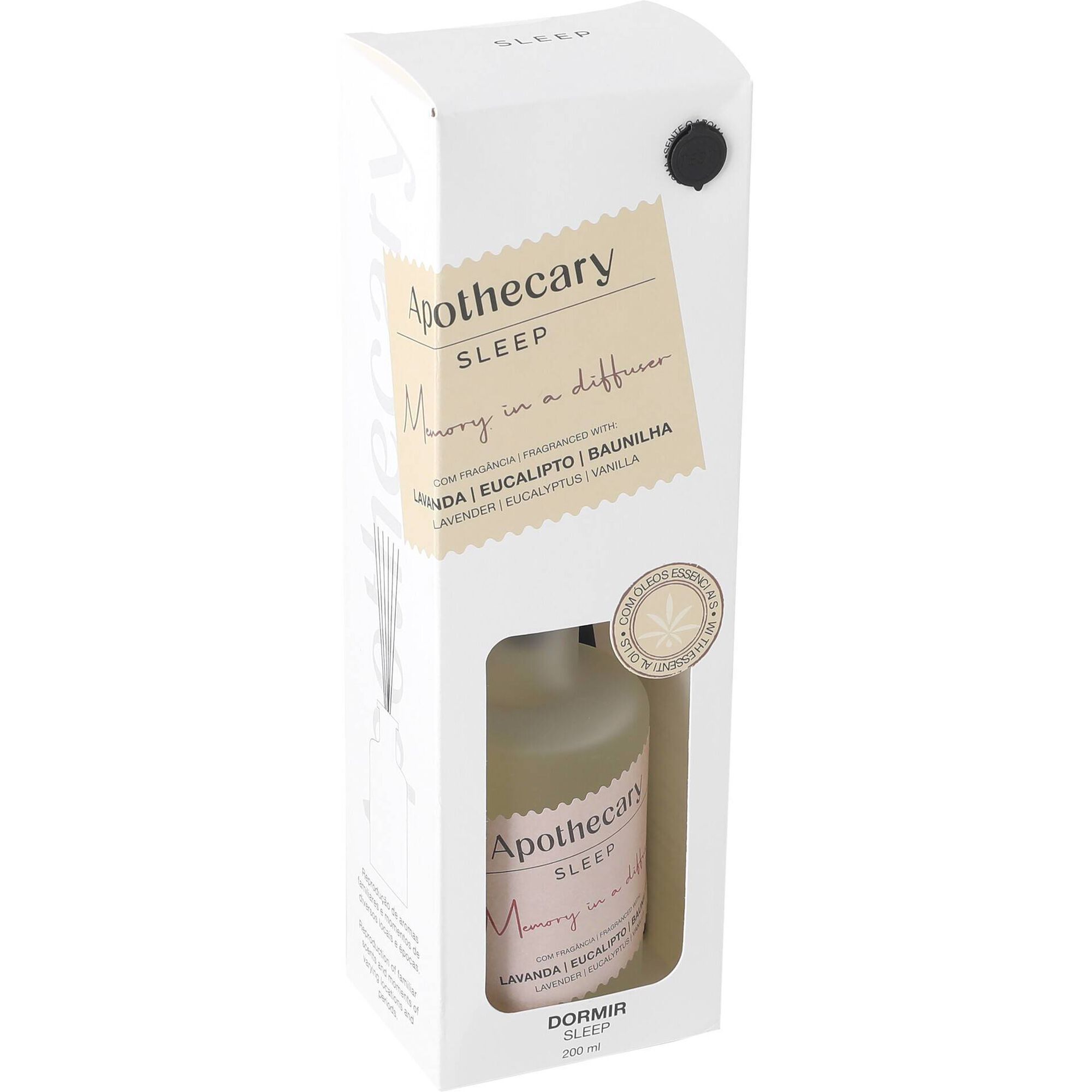 Ambientador 200ml Sleep Branco Kasa