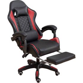 Cadeira Estofada Gaming Vermelha Kasa