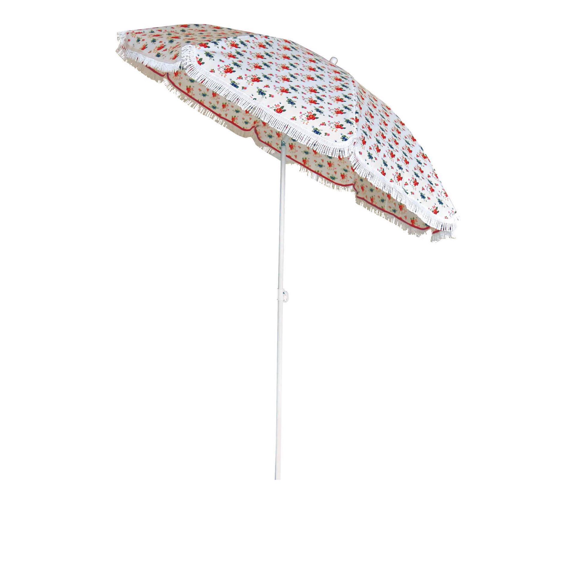 Guarda-sol de Praia 180cm com Franja Flores Flower Up Guarda-sol de Praia 180cm com Franja Flores Flower Up