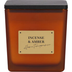 Vela em Copo Quadrada com Tampa 190g Laranja