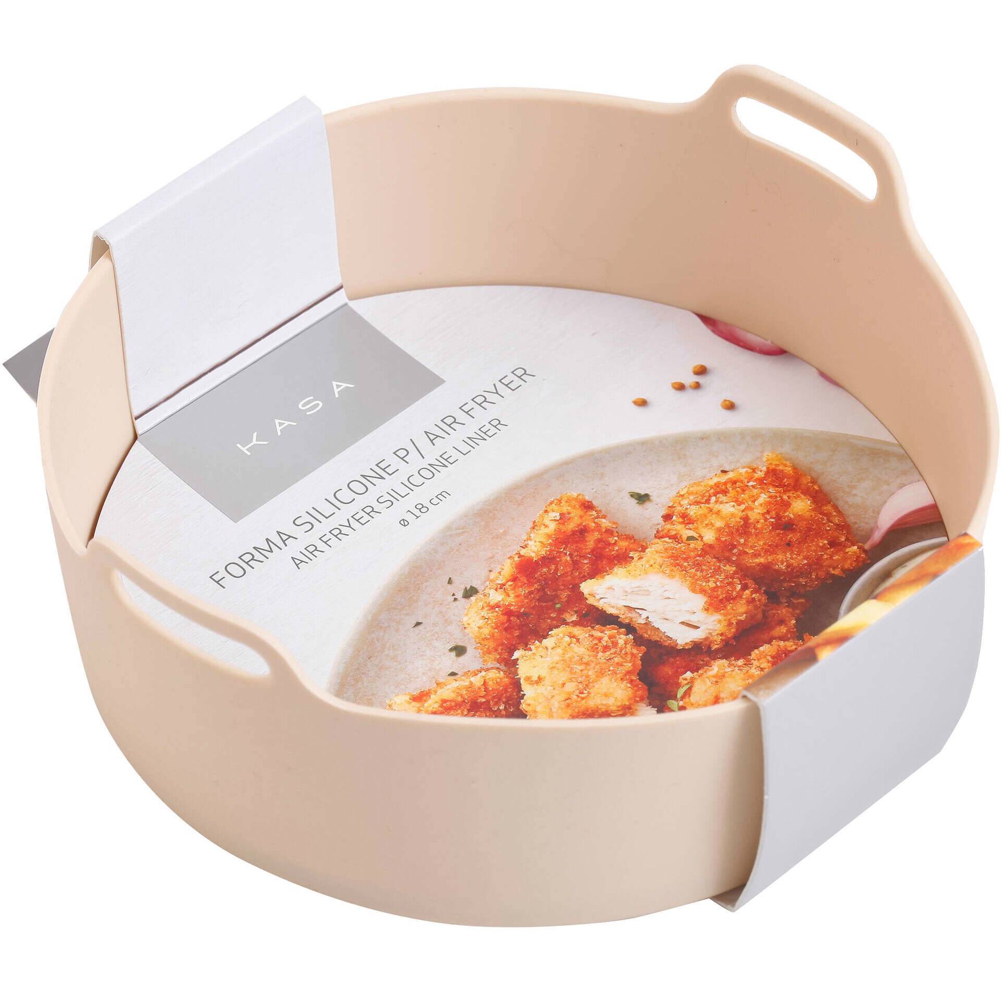 Forma Silicone 18cm para Air Fryer Kasa