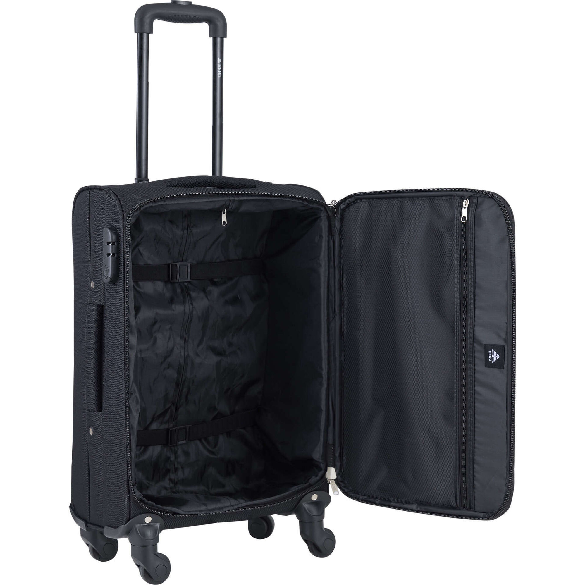 Mala de Viagem Média 4 Rodas Preto Move
