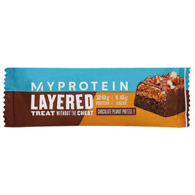 Barra Prote&iacute;na Chocolate e Amendoim Pretzel My Protein