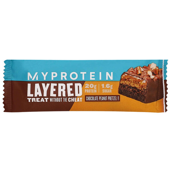 Barra Proteína Chocolate e Amendoim Pretzel My Protein