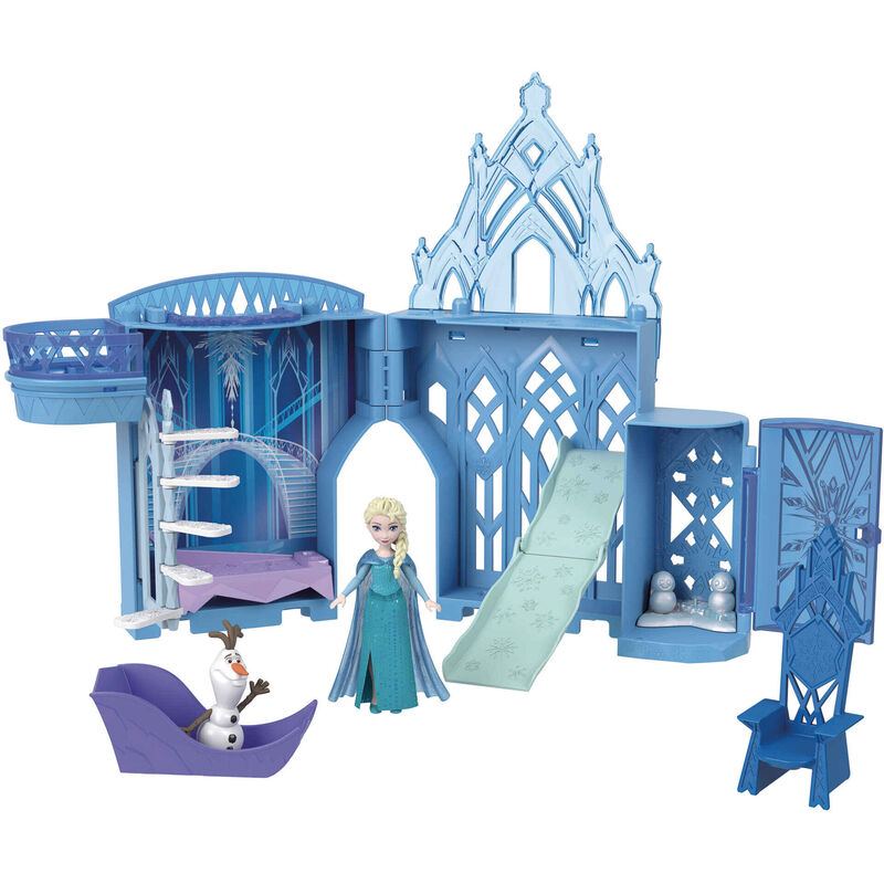Disney - Boneca Princesa Elsa Mini no Castelo