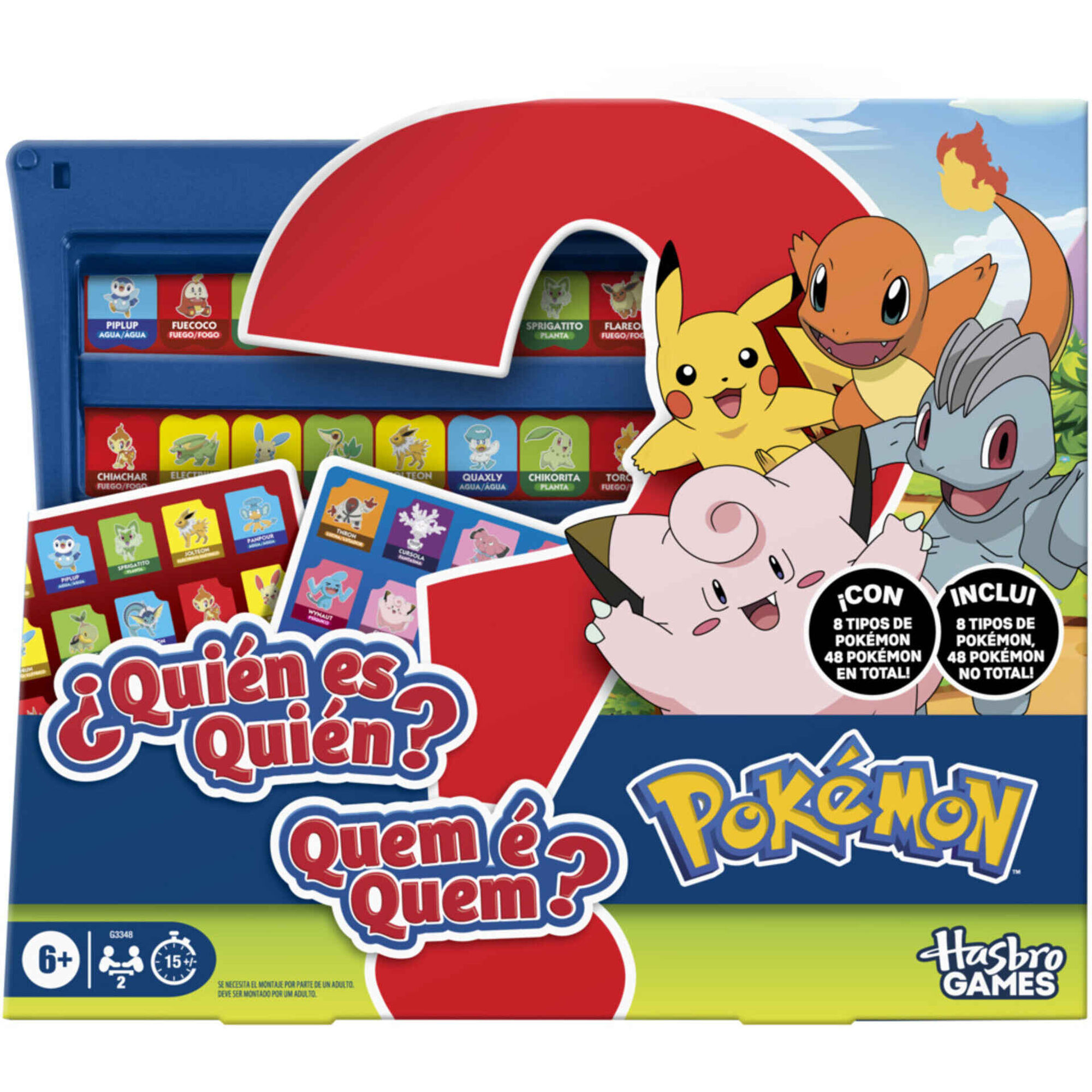 Hasbro Gaming - Jogo Quem é Quem Pokémon 1 un