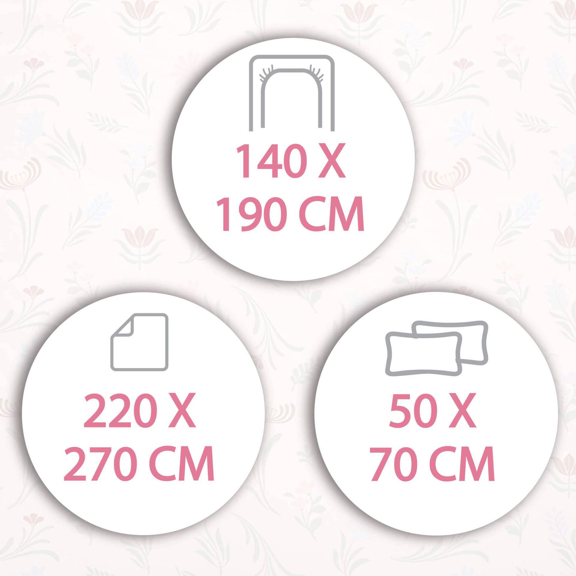 Conjunto Len&ccedil;&oacute;is Microfibra 220x270cm Plant&oacute;pia Kasa