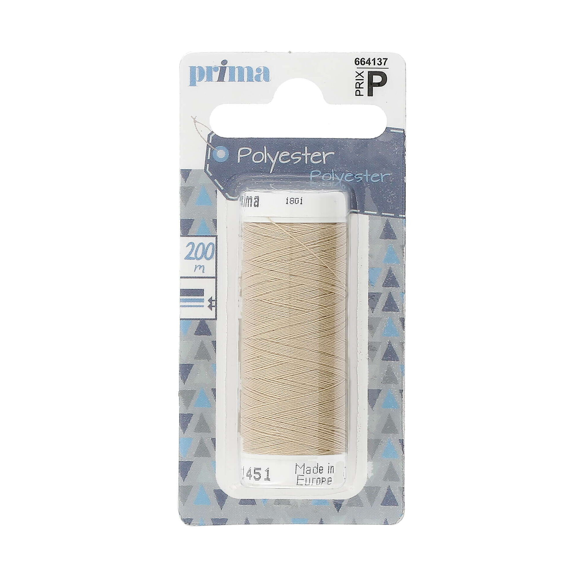 Linha Poli&eacute;ster 200m Dourado Prima