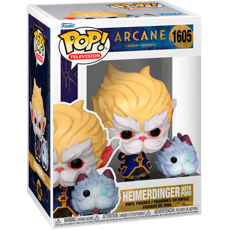 Funko - Figura Arcane LoL - Heimerdinger with Poro