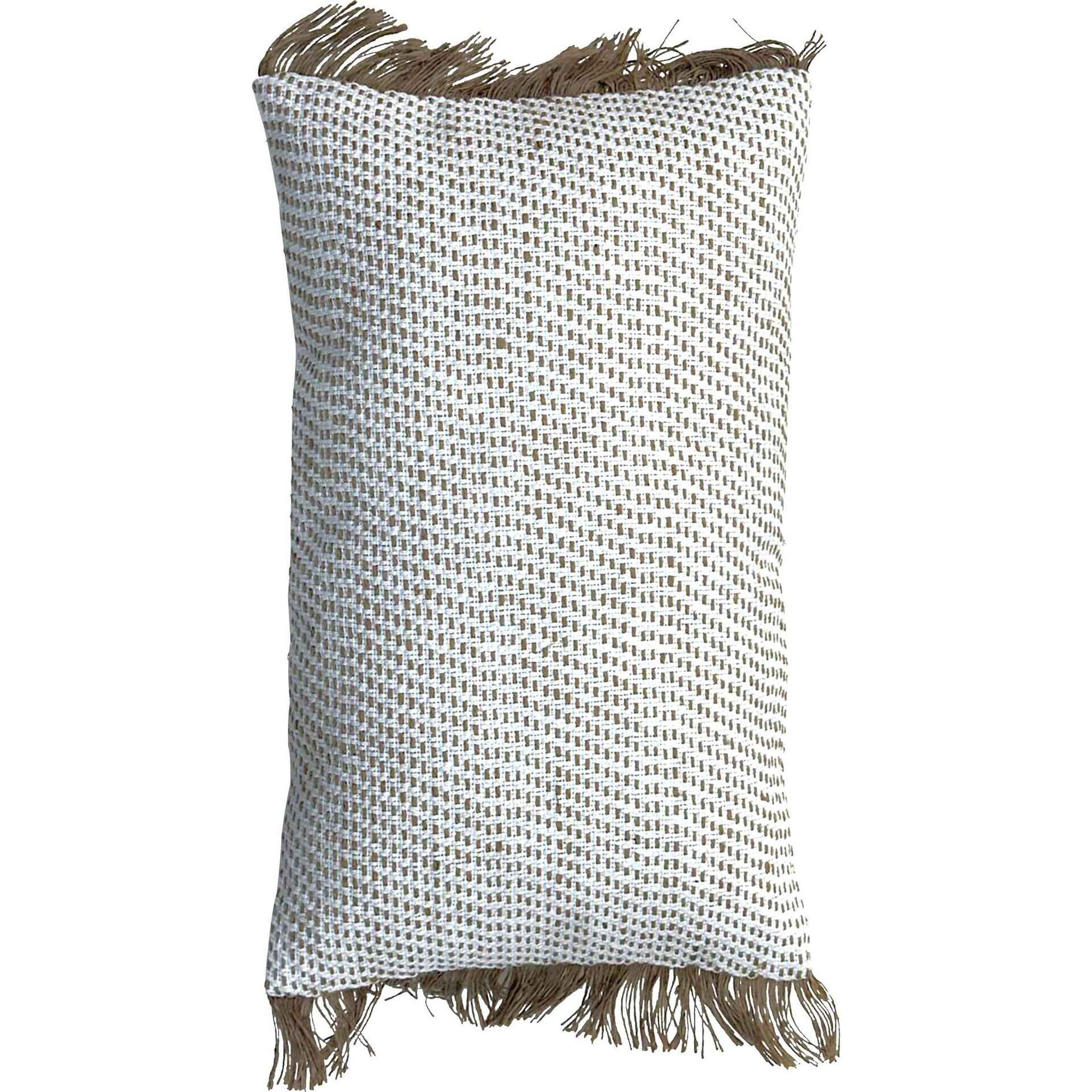 Almofada 30x50cm Falso Liso Cru
