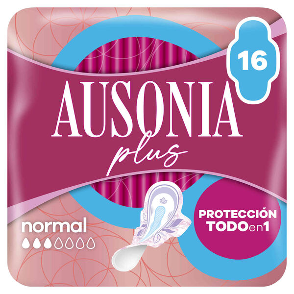 Pensos Higiénicos Ultrafina Plus Normal com Abas Ausonia