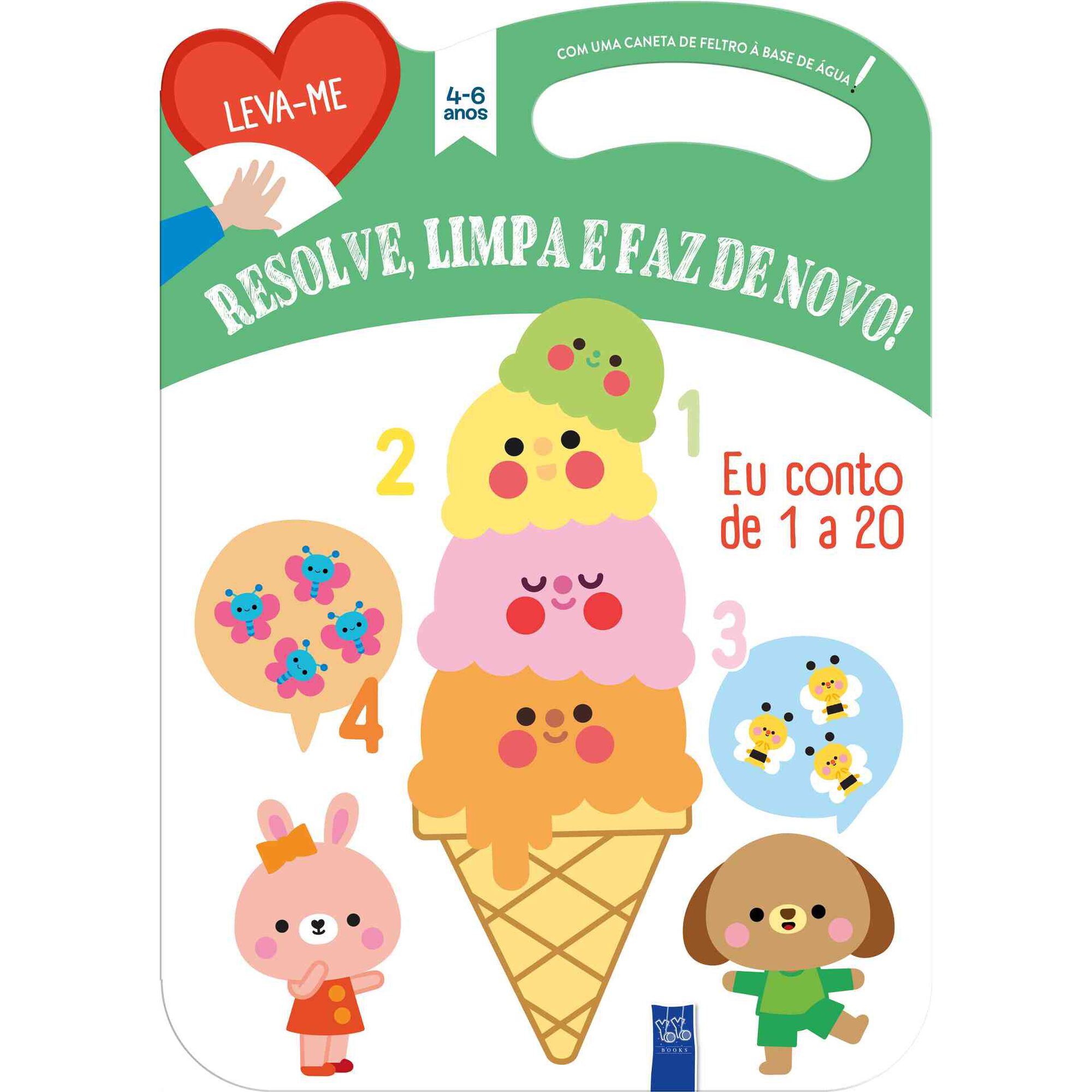 Resolve, Limpa e Faz de Novo - Eu Conto de 1 a 20 (4-6 Anos)